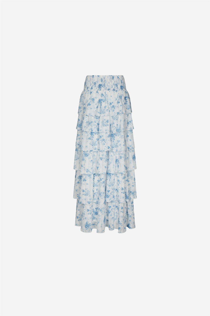 Morris Fleur Skirt Blue Floral