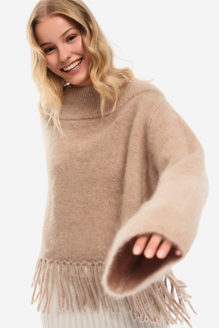 Gine Chunky Sweater Hazel Beige
