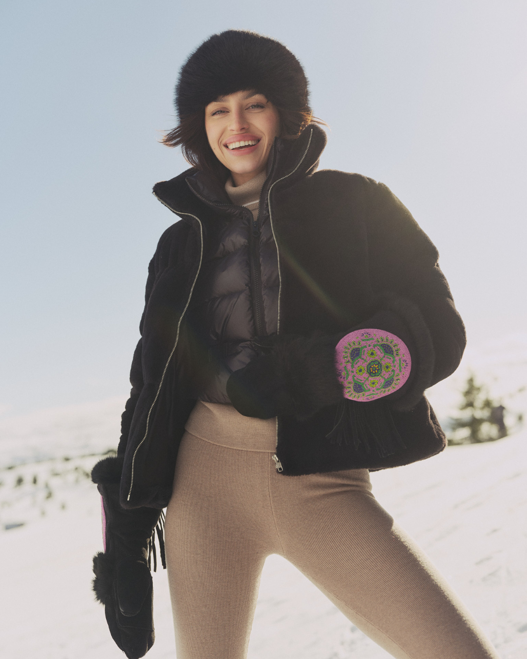 Bonita Leather Mittens