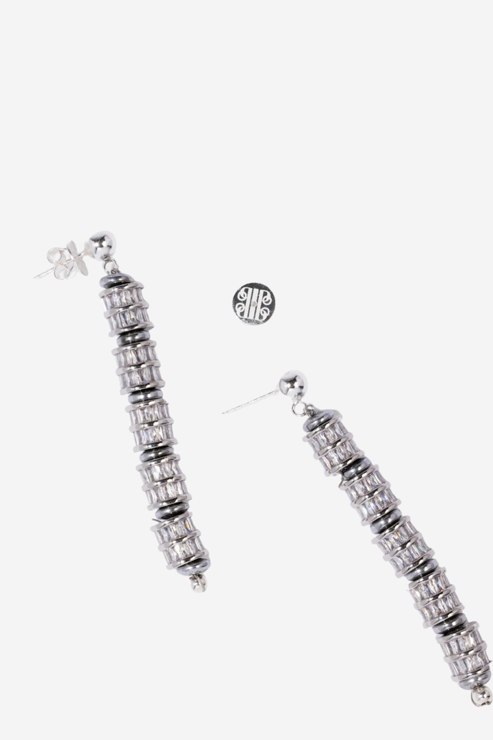 Gemini Earrings Silver