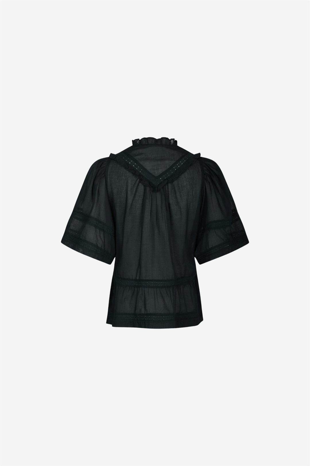 Evienne S Voile Top Navy