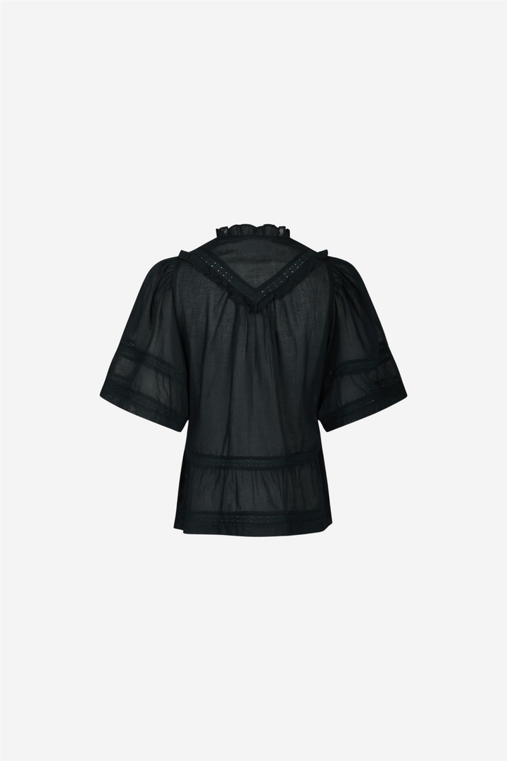 Evienne S Voile Top Navy