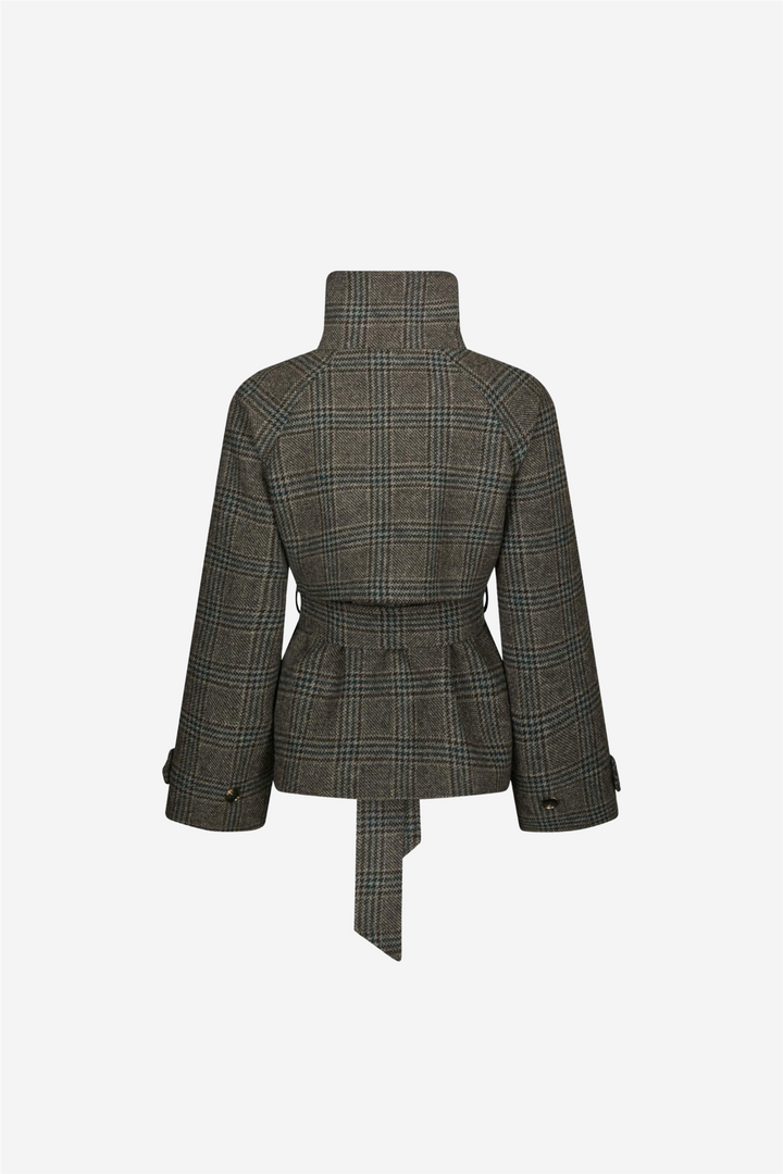 Munet Check Jacket Dark Grey