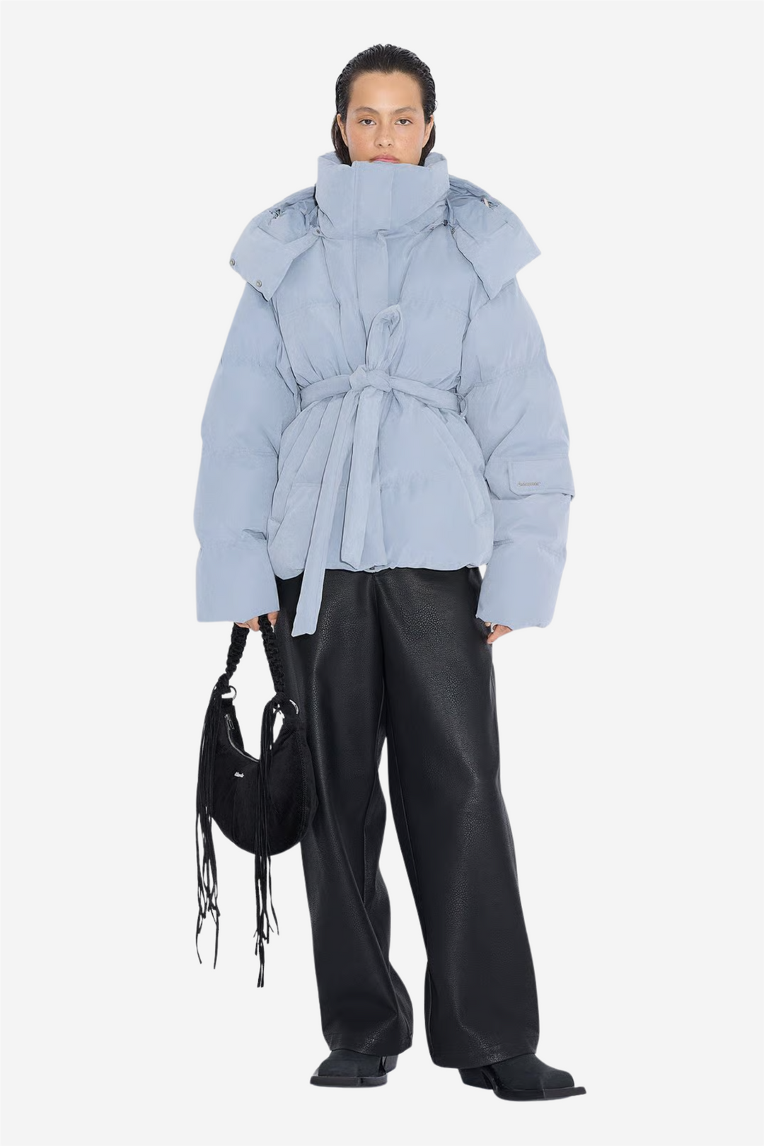 Steilia Brushed Down Jacket Lt. Blue