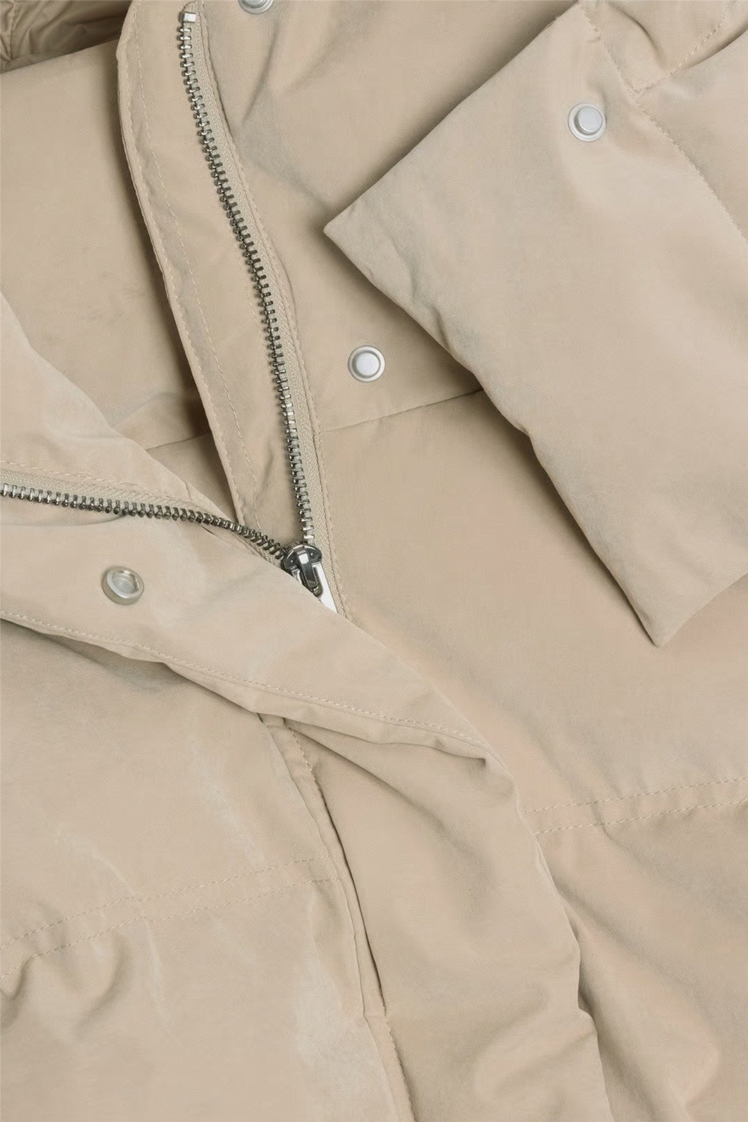 Steilia Brushed Down Jacket Beige