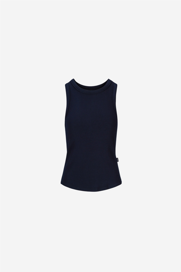 Lea rib singlet navy