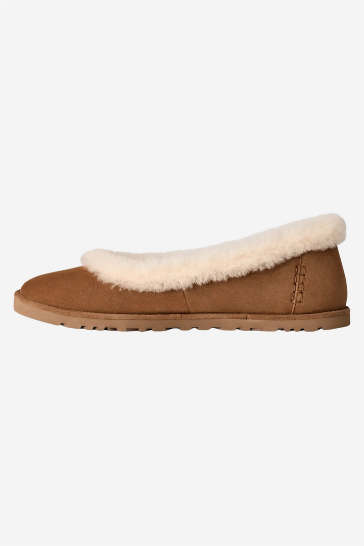 W Zora Ballet Flat Chestnut