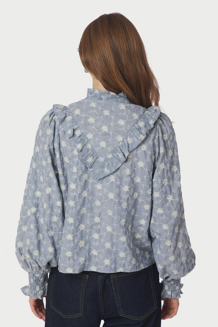 Degas Delicate Blouse Dusty Blue