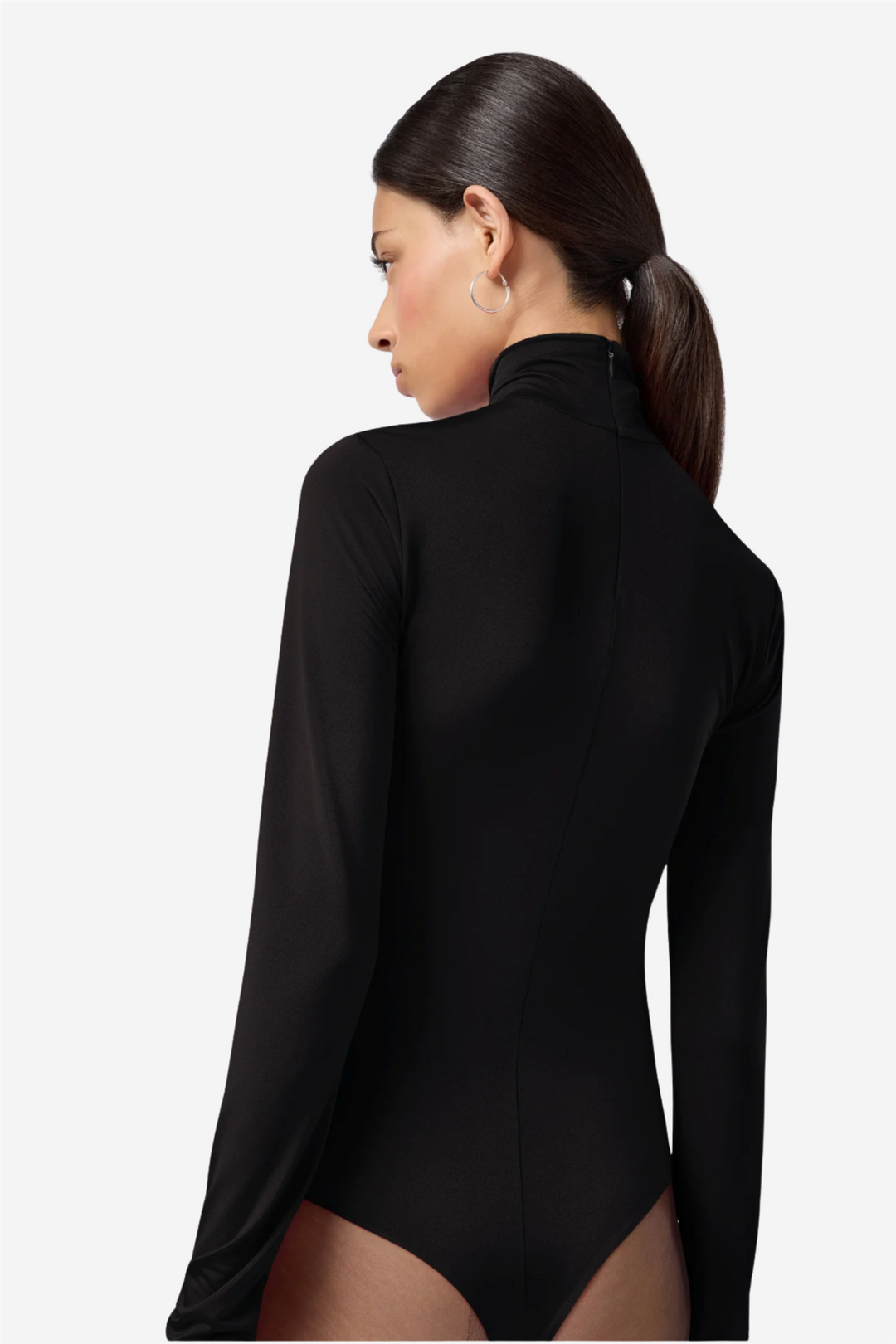 Ziggy Turtleneck Bodysuit Black