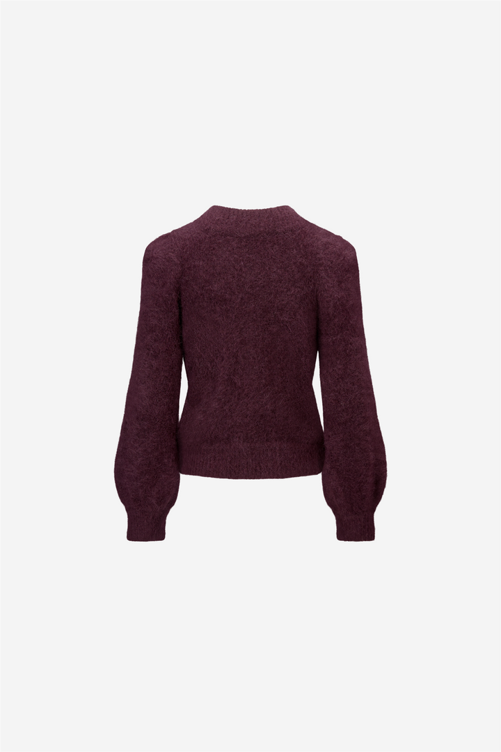 Venja Chunky Sweater Red Wine