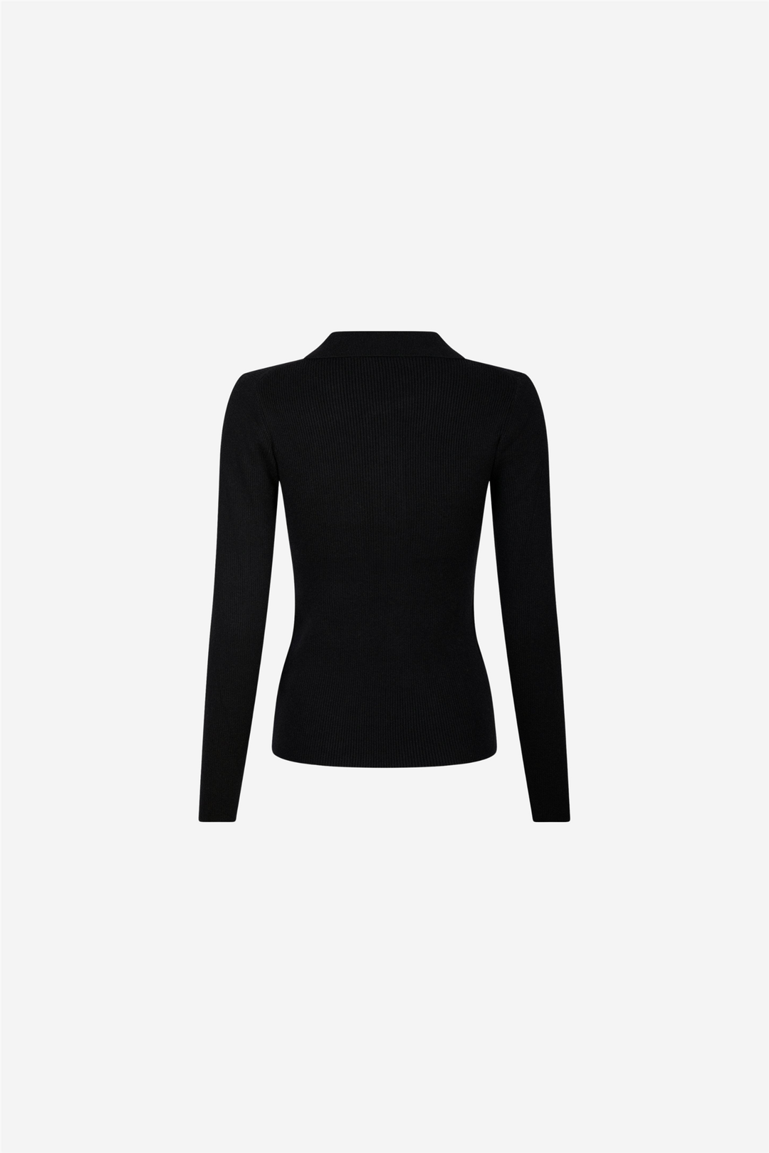 Panama Knit Blouse Black