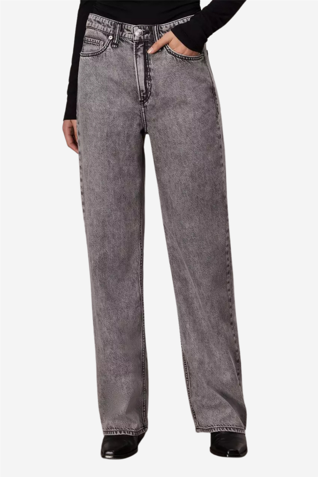 Featherweight Logan Mid-Rise Wide Leg