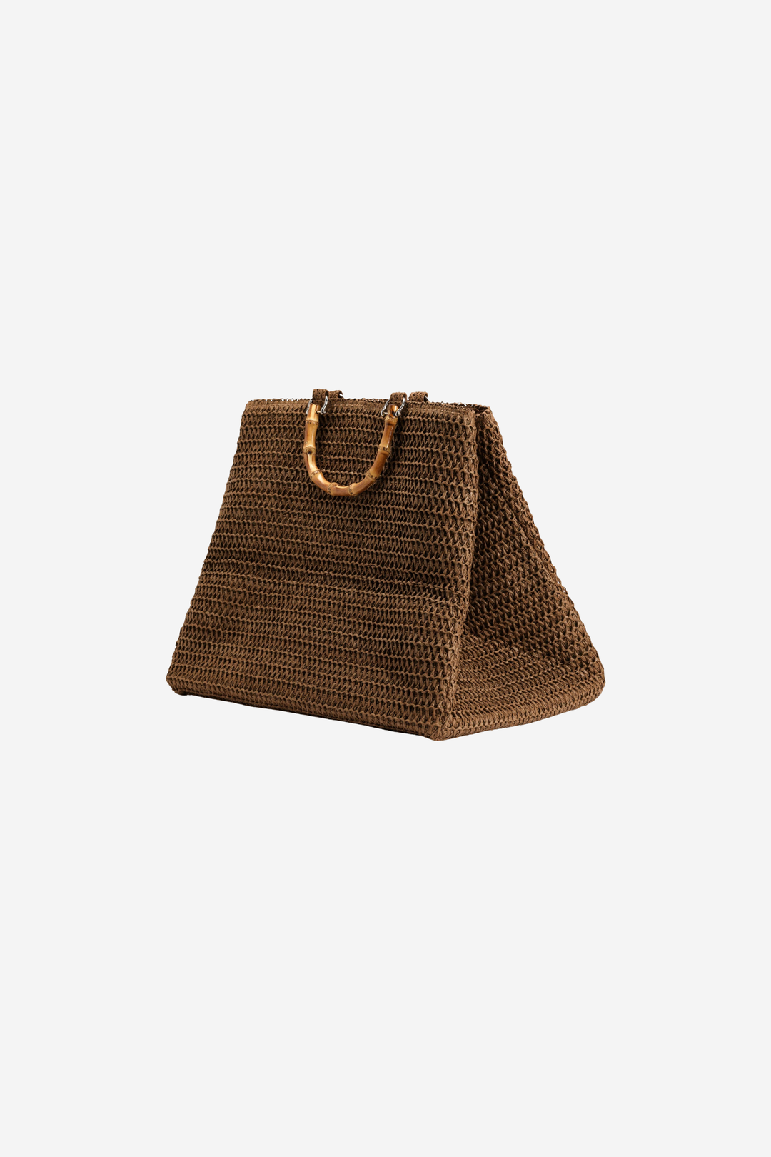 Kristine Straw Bag Brown