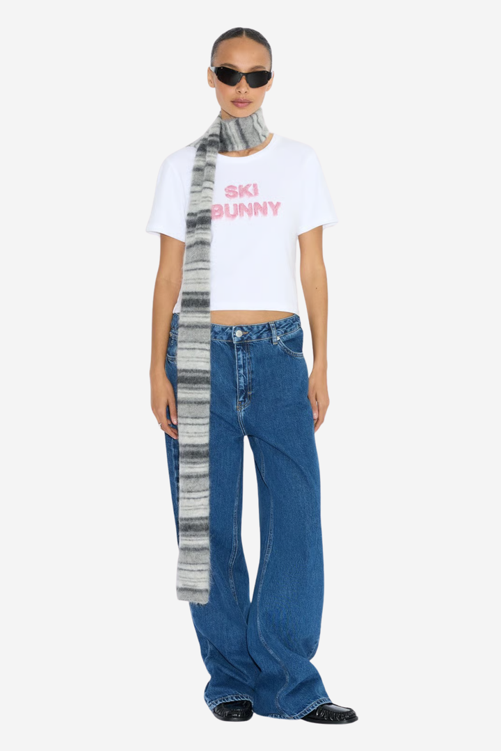 Kitty Fluffy Tee White