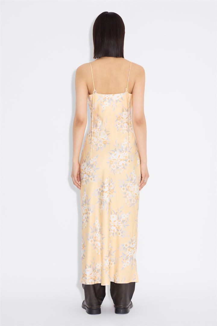 Eila Print Dress Lt. Orange mix