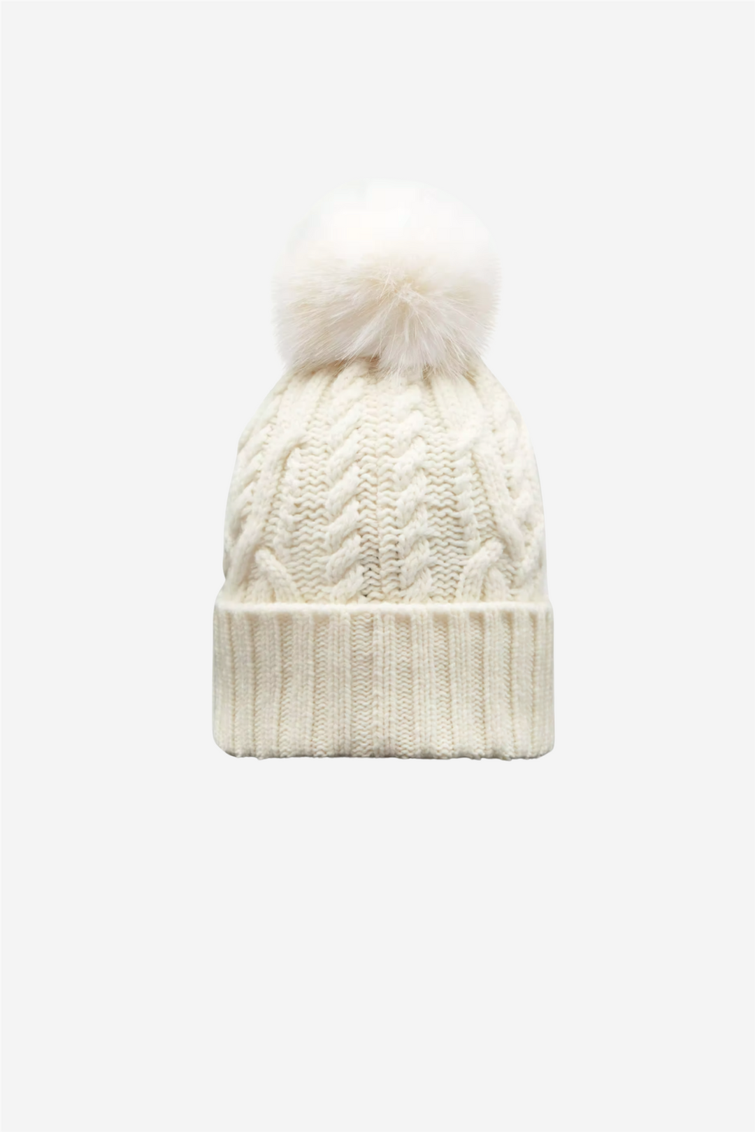 Berretto Tricot Optical White