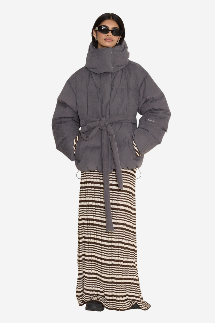 Steilia Brushed Jacket Gray