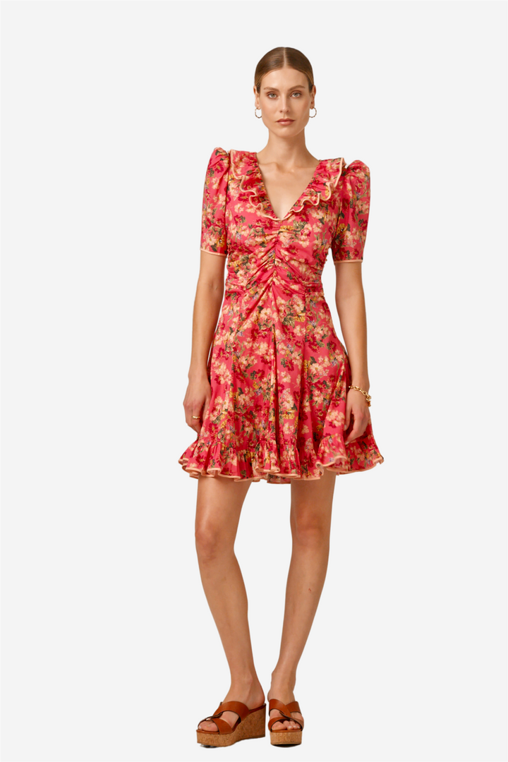 Cotton Party Mini Dress Crush