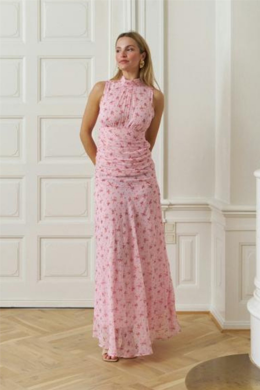 Dori Print Dress Rose
