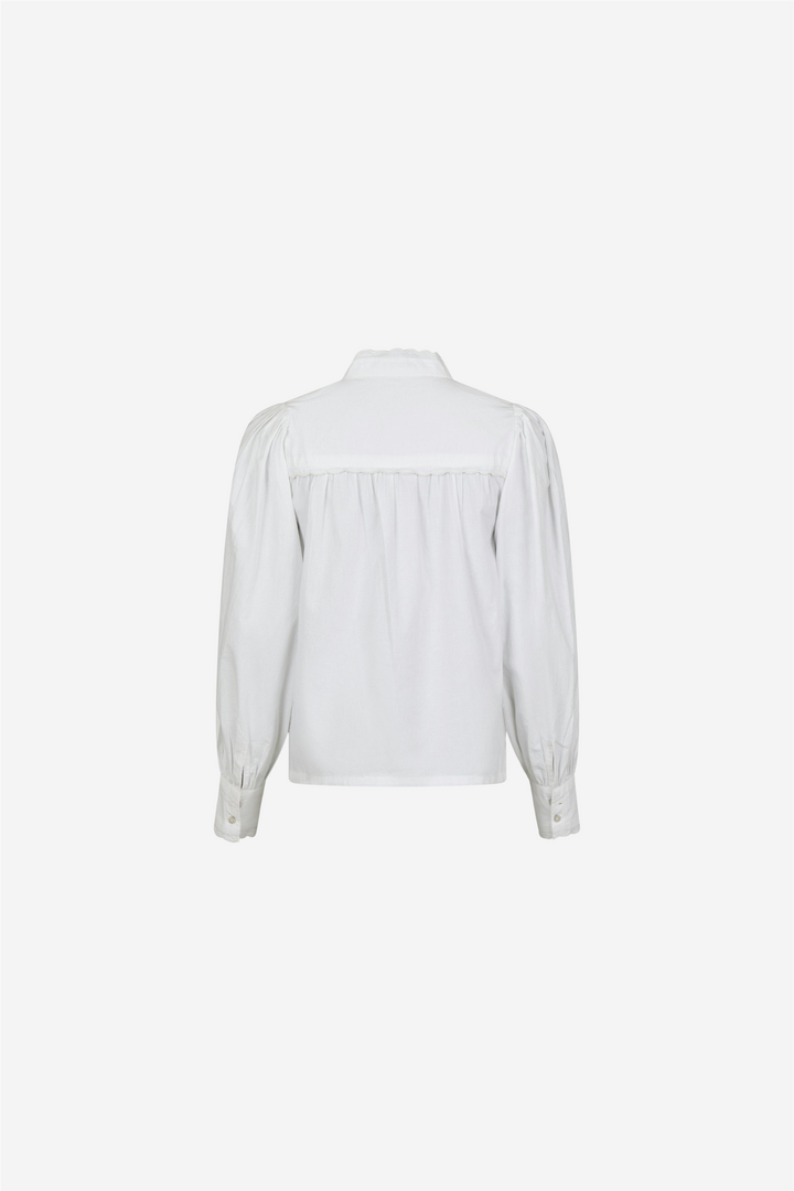 Ema C Poplin Blouse White