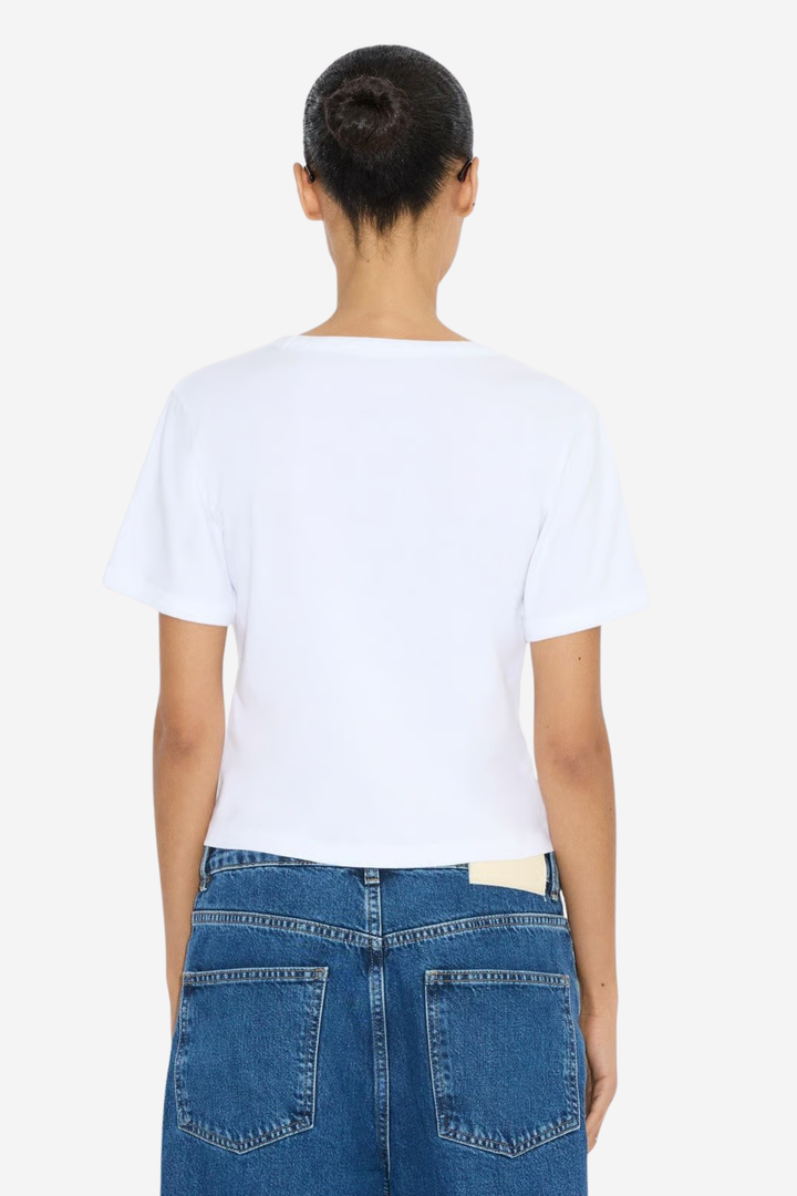 Kitty Fluffy Tee White