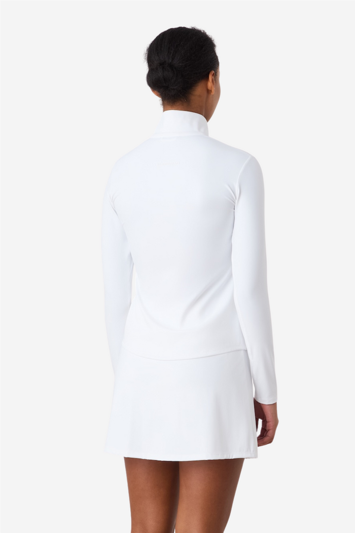Honor Zipped Longsleeve White