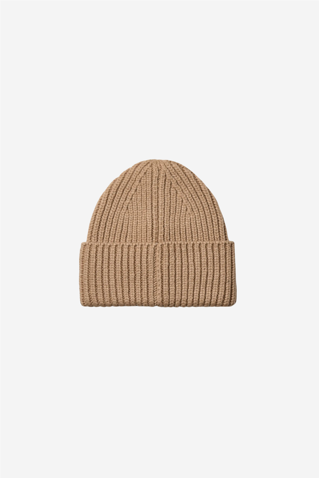Chunky Crafted Rib Beanie White Pepper