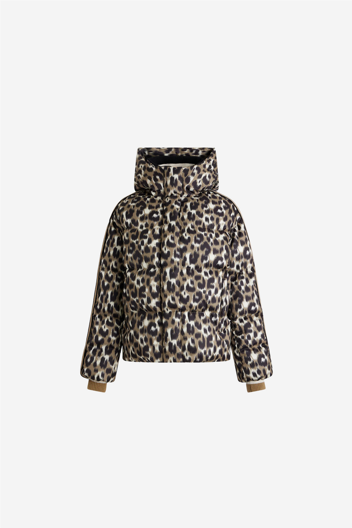 Ada Jacket Leopard Flou Savane