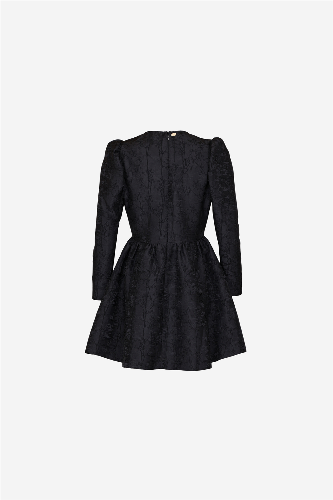 Brocade Mini Dress Black
