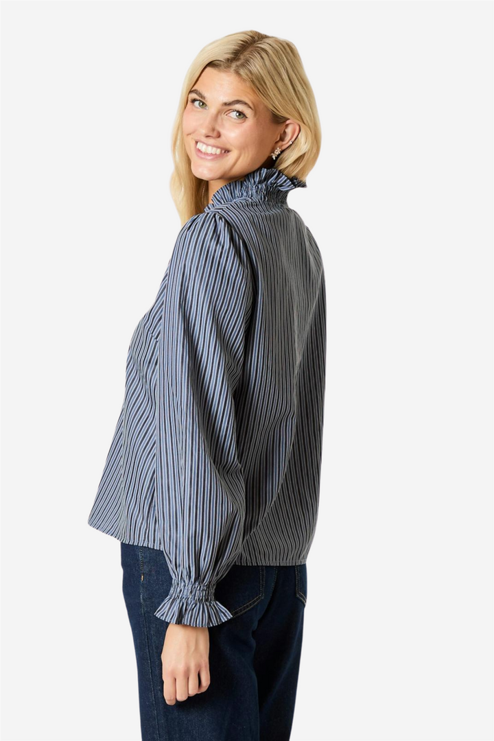 Brielle Twill Stripe Shirt