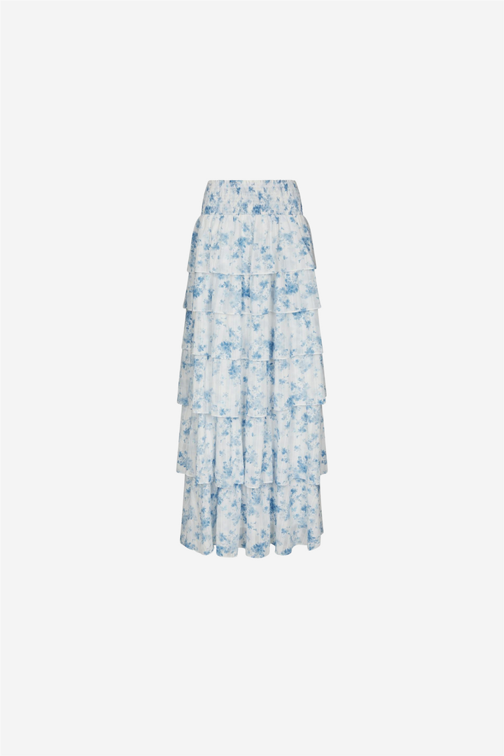 Morris Fleur Skirt Blue Floral