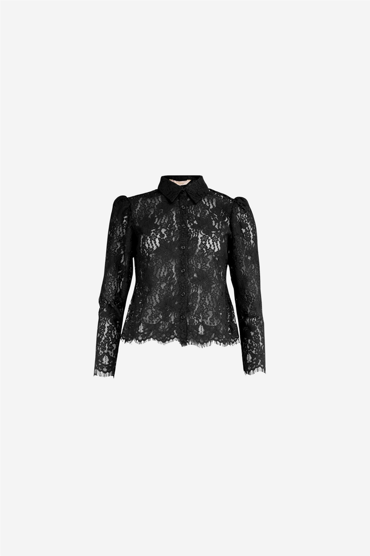 Lace Shirt Black