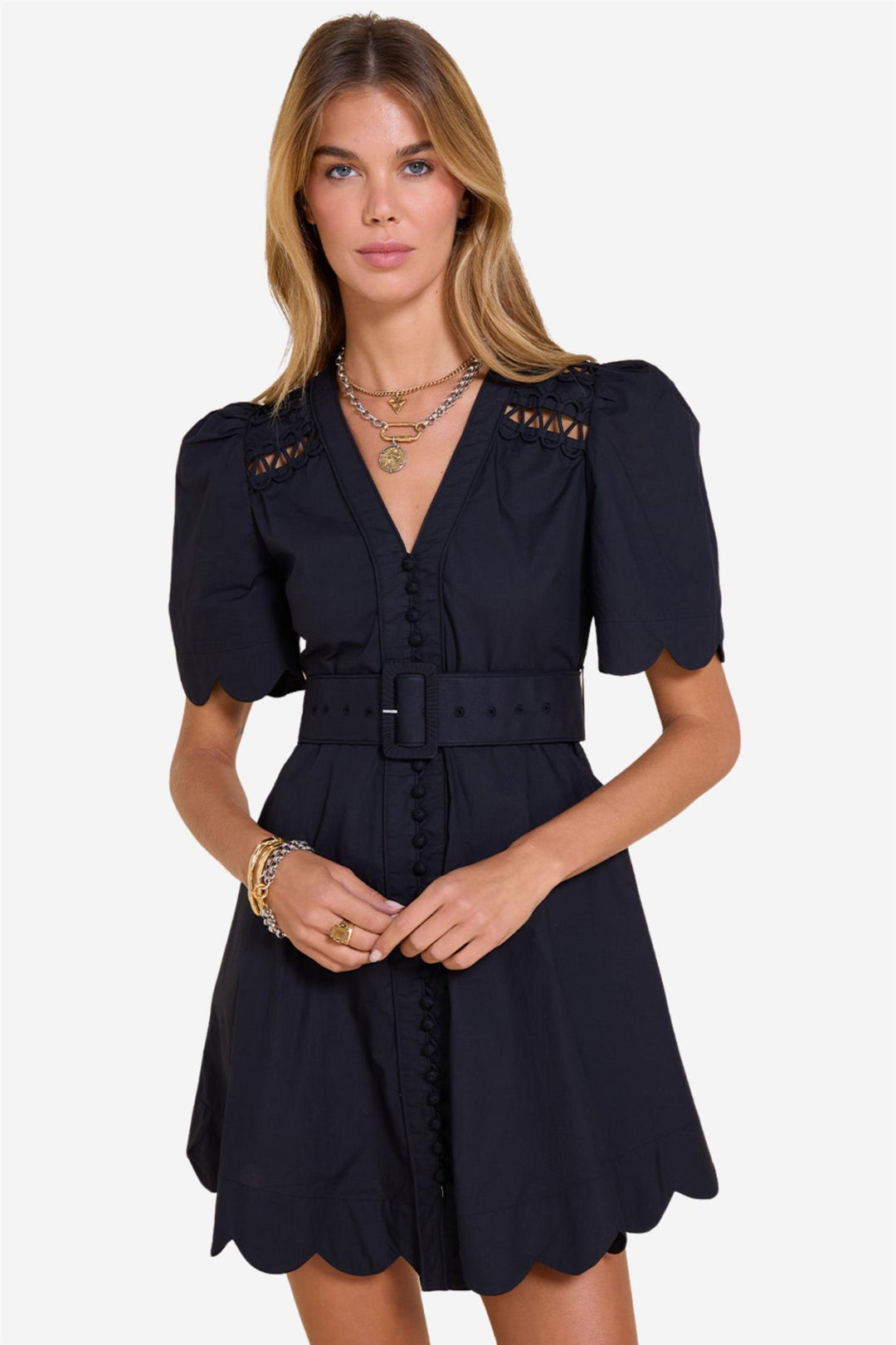 Euphoric Short Dress Onyx Black