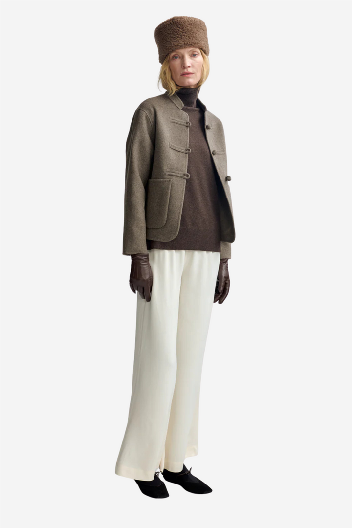 Phoebe Wool Jacket Wood