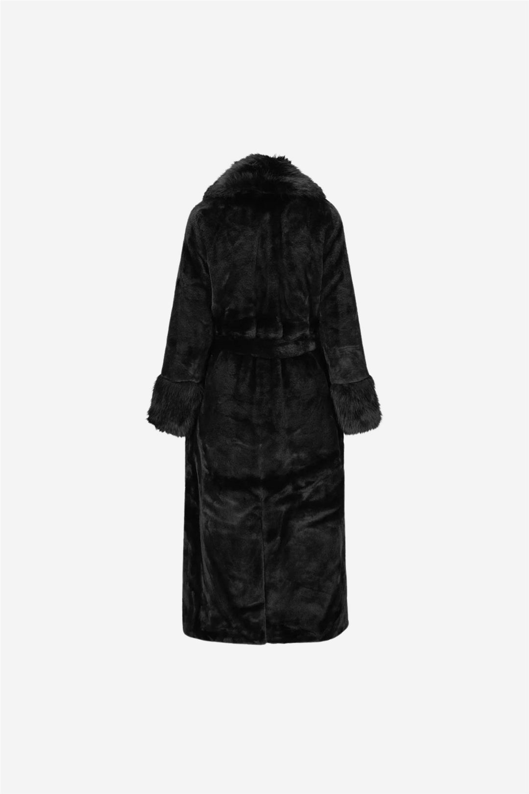 Caroline fake fur jacket Black