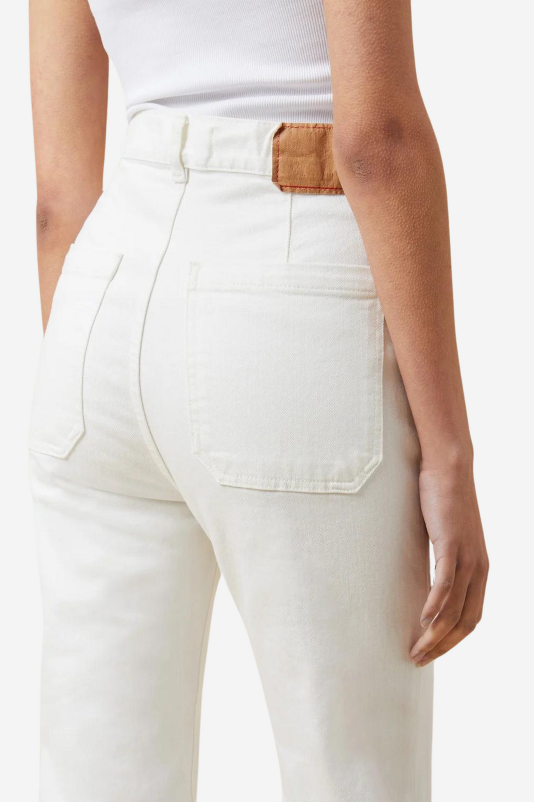 St Monica Jeans Natural White