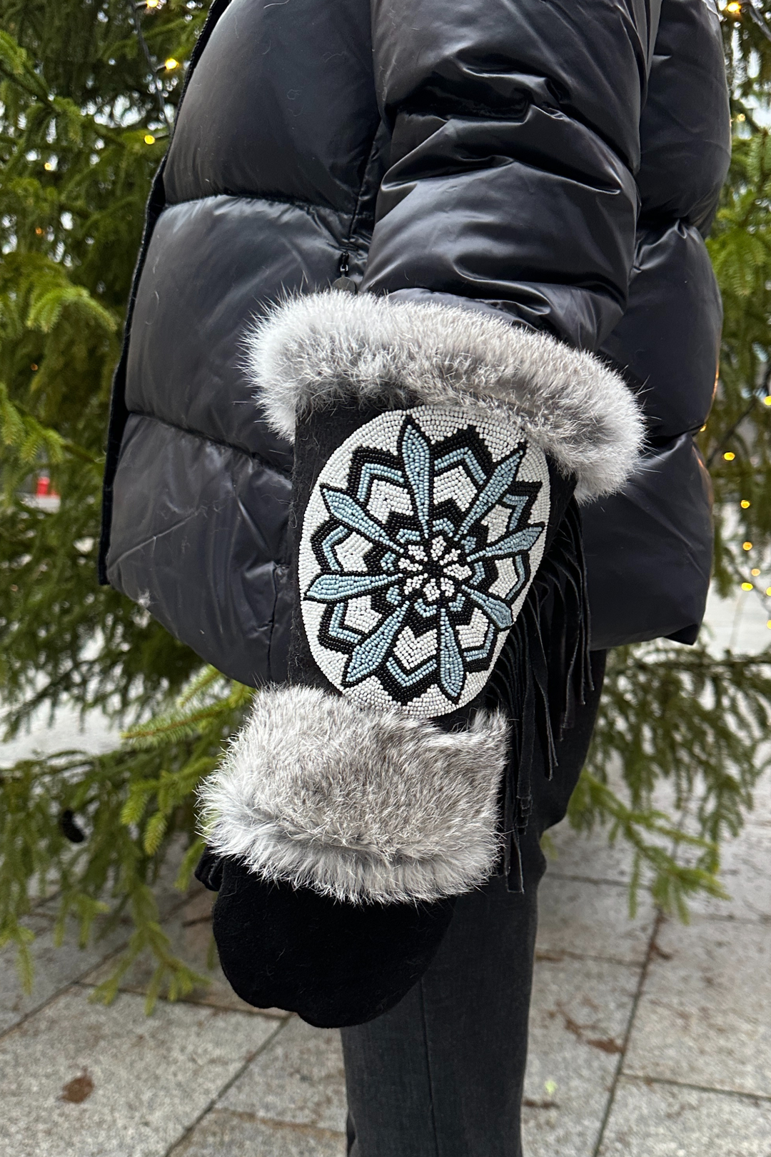 KEMPTON LEATHER MITTENS