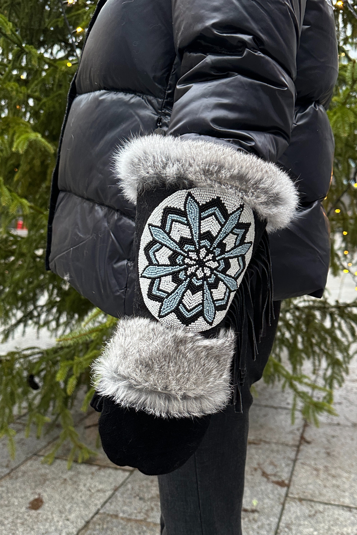 KEMPTON LEATHER MITTENS