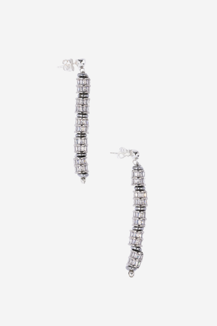 Gemini Earrings Silver