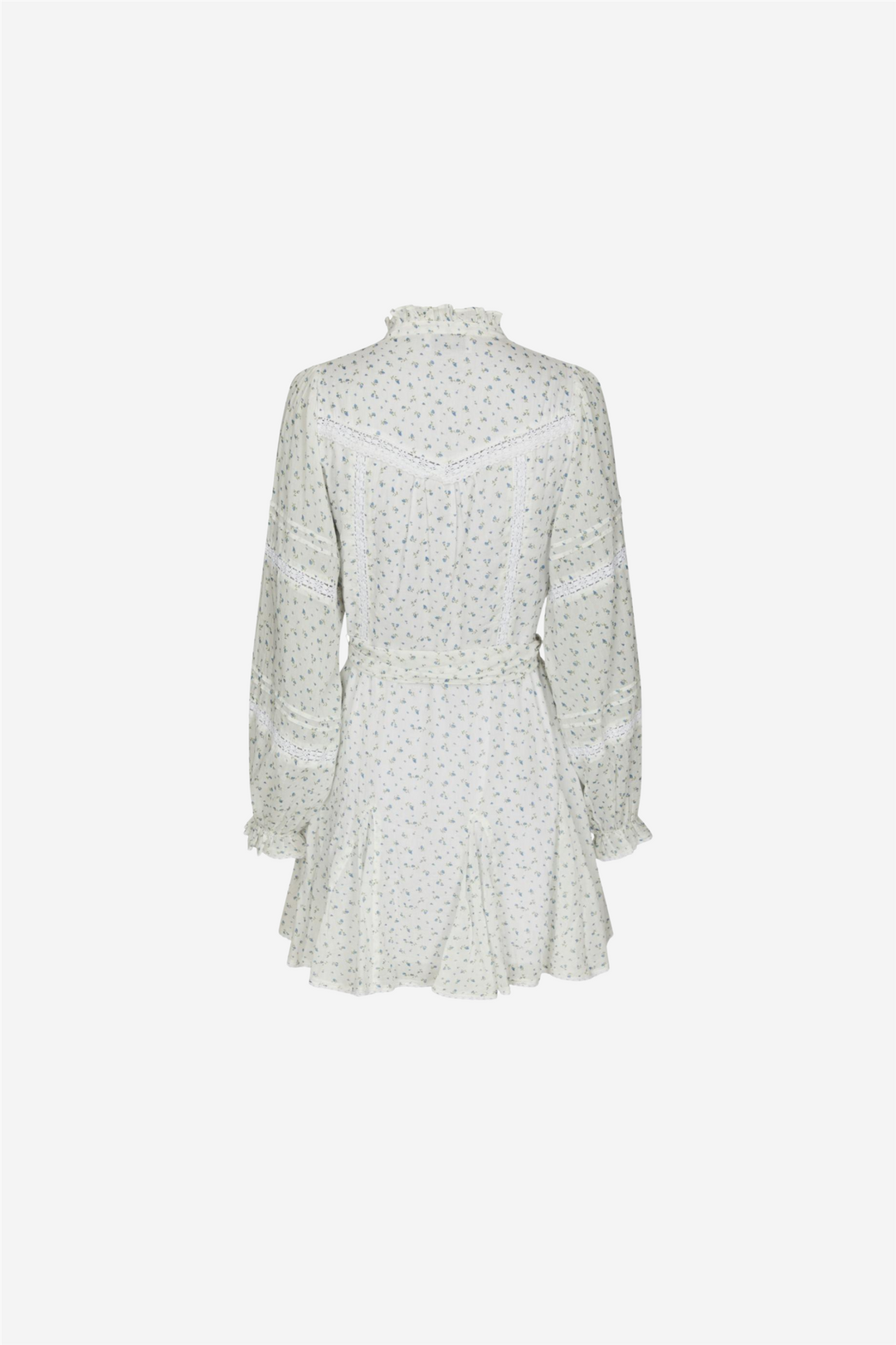Birgitte Print Flower Dress Off White