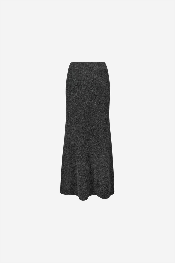 Marika Alpaca Skirt Charcoal