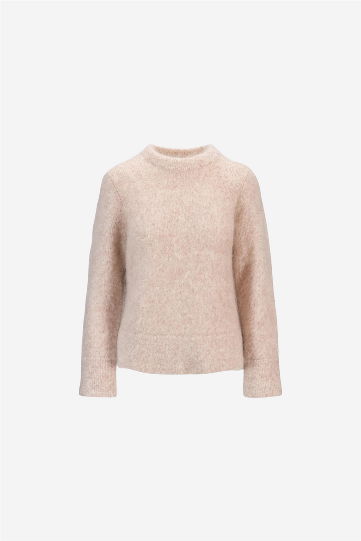 Maya chunky sweater beige melange