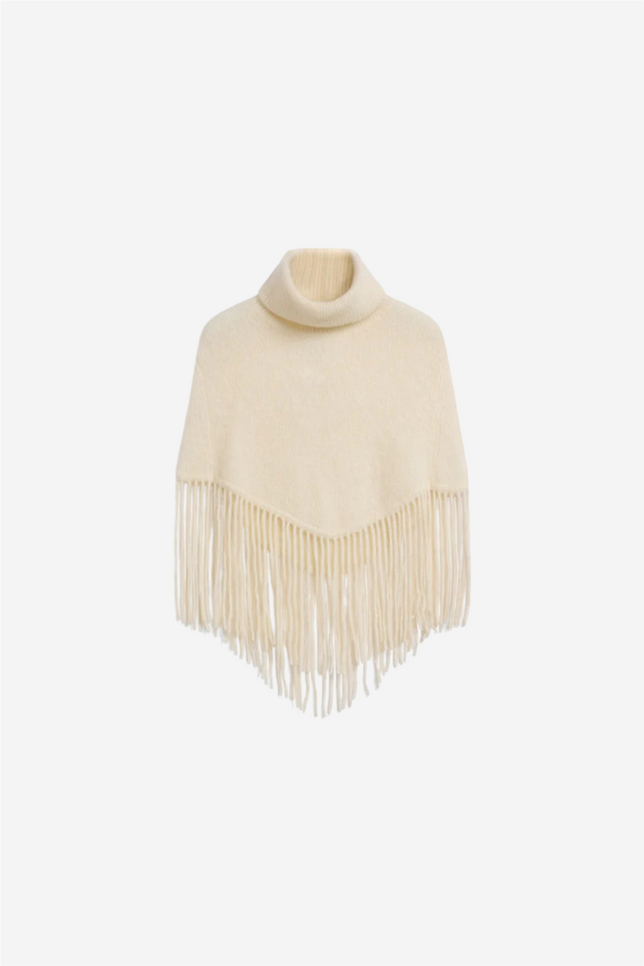 Nikola Chunky Poncho Bright White