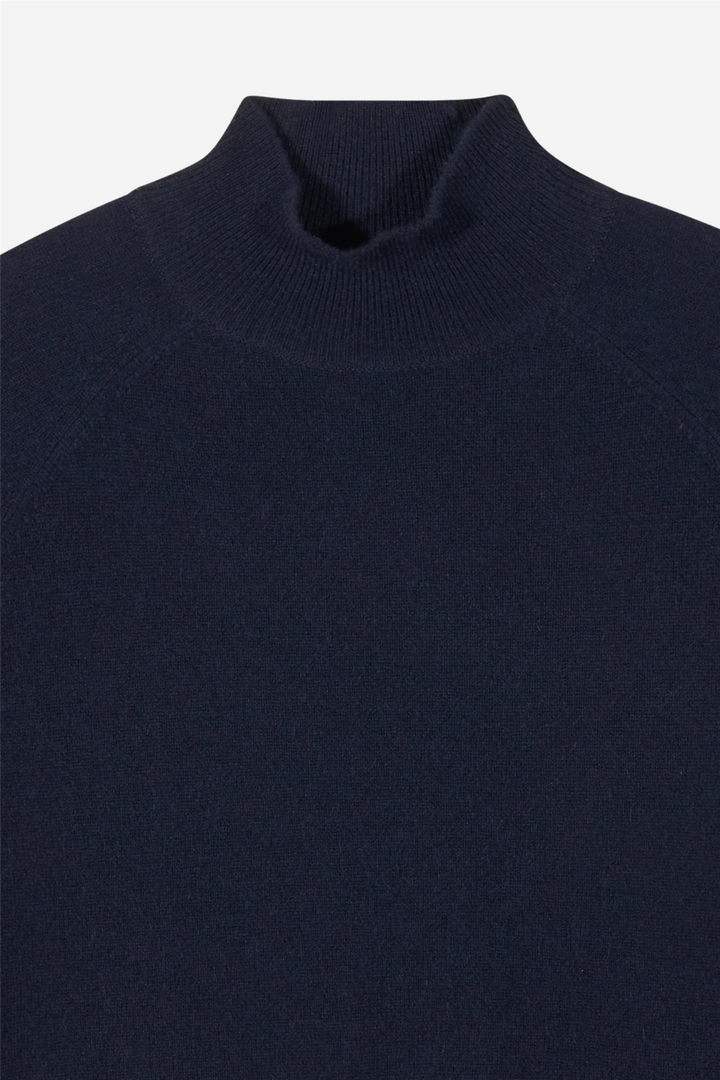 Mock Neck Sweater Multicolored Hearts