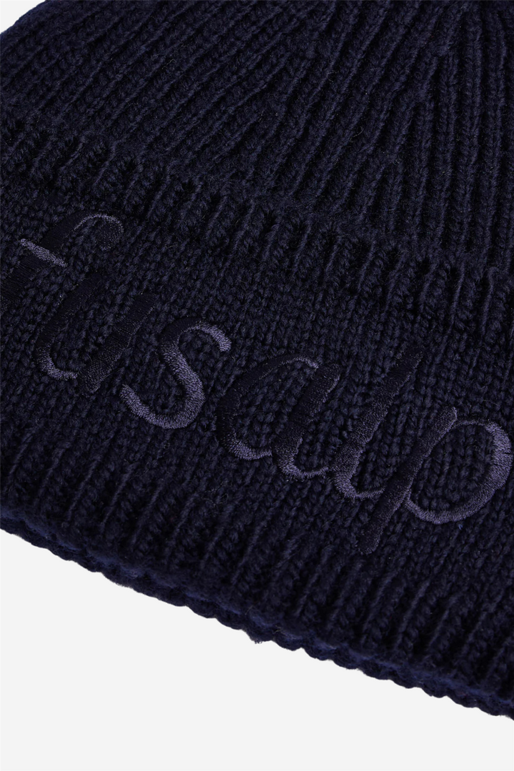 Knit Beanie Emb Marin