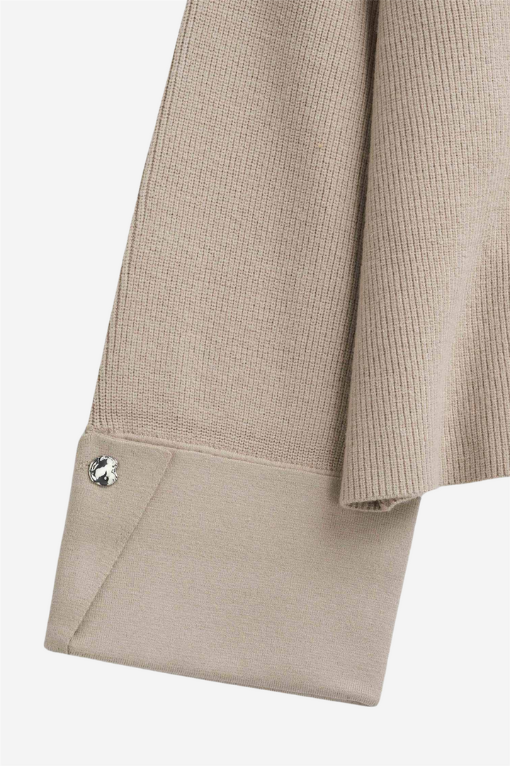 Atari rib cardigan beige