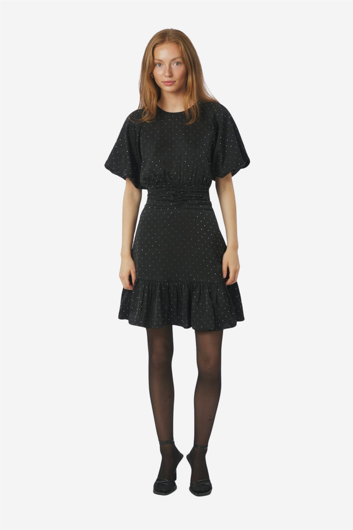 Sulli Bedazzled Dress Black