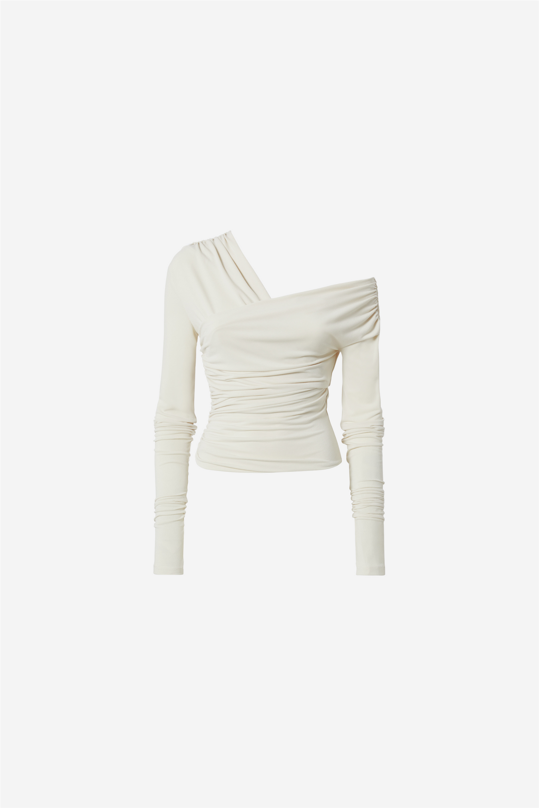 Trixie Top Off Shoulder Detail Top Ivory
