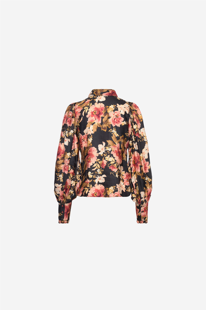 Striped Shirt Evening Roses