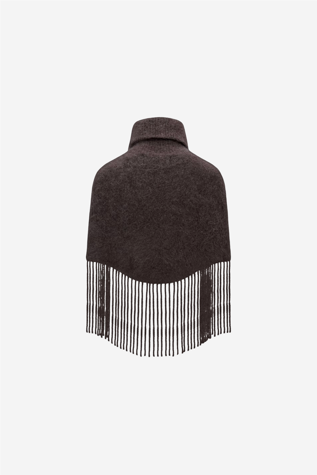 Nikola Chunky Poncho Dark Brown